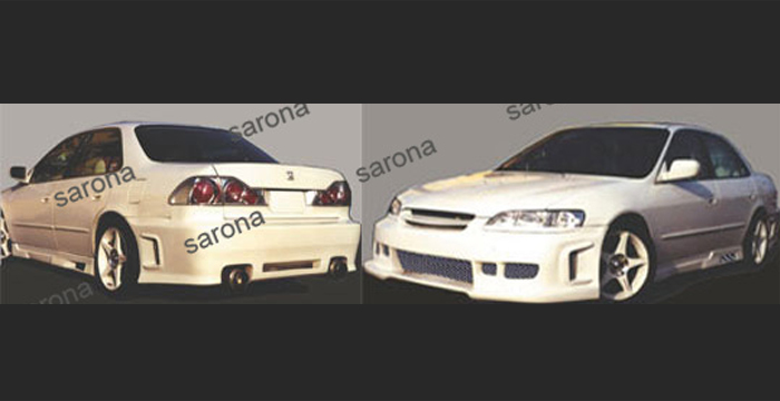 Custom Honda Accord Body Kit  Sedan (1998 - 2002) - $1390.00 (Manufacturer Sarona, Part #HD-041-KT)